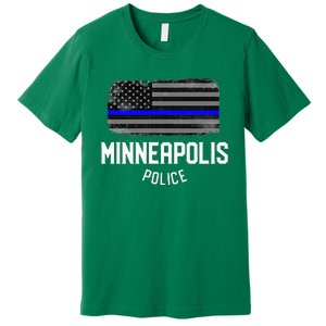 Minneapolis Police Officer Minnesota Policeman Duty Premium T-Shirt