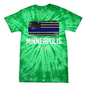 Minneapolis Police Officer Minnesota Policeman Duty Tie-Dye T-Shirt