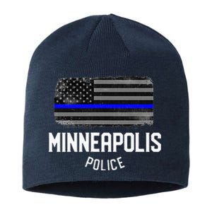 Minneapolis Police Officer Minnesota Policeman Duty Sustainable Beanie