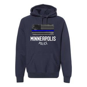 Minneapolis Police Officer Minnesota Policeman Duty Premium Hoodie