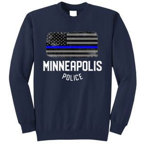 Minneapolis Police Officer Minnesota Policeman Duty Tall Sweatshirt