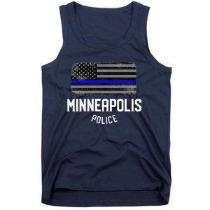 Minneapolis Police Officer Minnesota Policeman Duty Tank Top