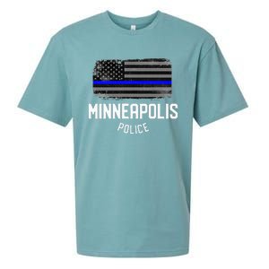 Minneapolis Police Officer Minnesota Policeman Duty Sueded Cloud Jersey T-Shirt