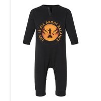 Men Paddleboarder On SUP Paddle Board For Standup Paddling Infant Fleece One Piece