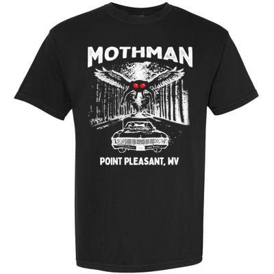 Mothman Point Pleasant WV Garment-Dyed Heavyweight T-Shirt