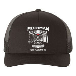 Mothman Point Pleasant WV Yupoong Adult 5-Panel Trucker Hat