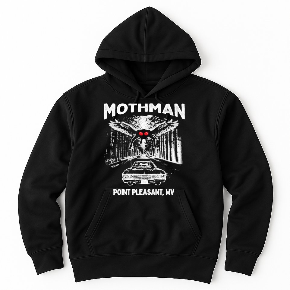 Mothman Point Pleasant WV Hoodie