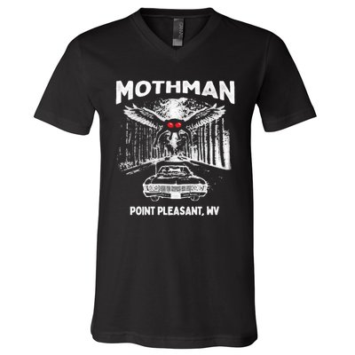 Mothman Point Pleasant WV V-Neck T-Shirt