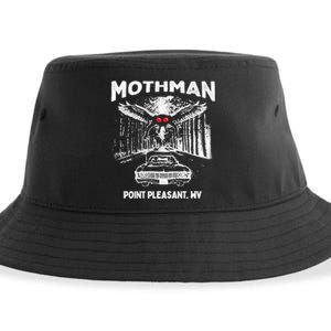 Mothman Point Pleasant WV Sustainable Bucket Hat