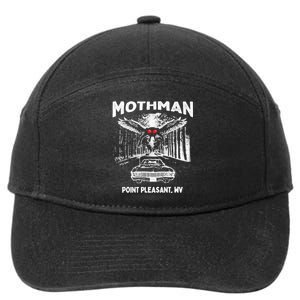 Mothman Point Pleasant WV 7-Panel Snapback Hat