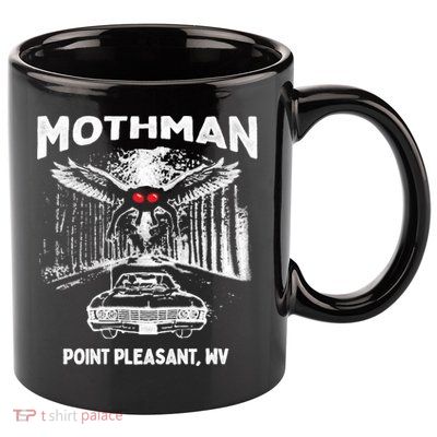 Mothman Point Pleasant WV 11oz C Handle Ceramic Mug