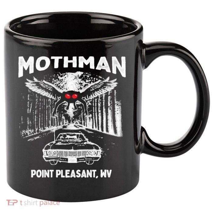 Mothman Point Pleasant WV 11oz C Handle Ceramic Mug