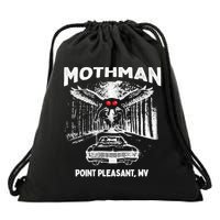 Mothman Point Pleasant WV Drawstring Bag