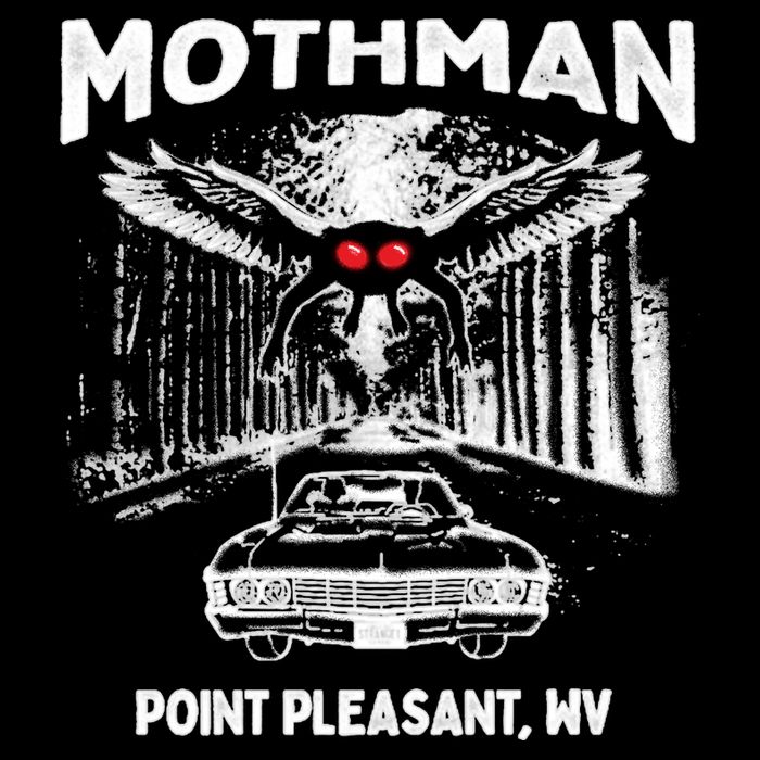 Mothman Point Pleasant WV 16 in Basic Backpack