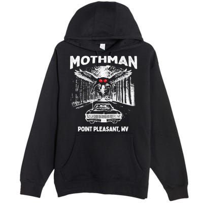 Mothman Point Pleasant WV Premium Pullover Hoodie