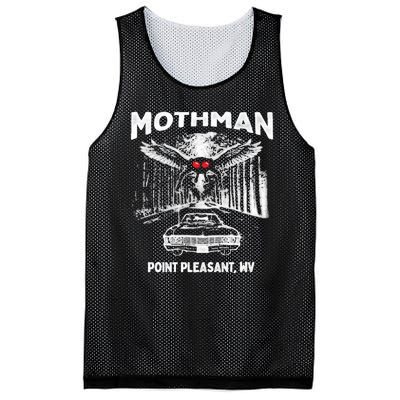 Mothman Point Pleasant WV Mesh Reversible Basketball Jersey Tank