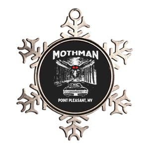 Mothman Point Pleasant WV Metallic Star Ornament