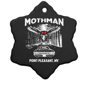 Mothman Point Pleasant WV Ceramic Star Ornament