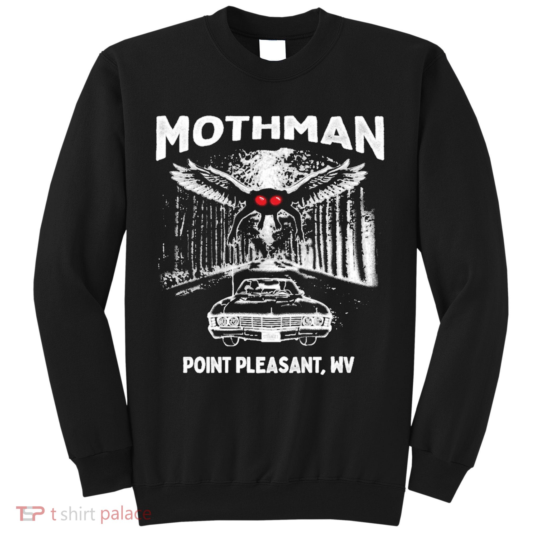 Mothman Point Pleasant WV Tall Sweatshirt