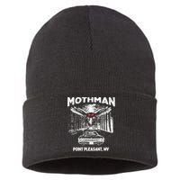Mothman Point Pleasant WV Sustainable Knit Beanie