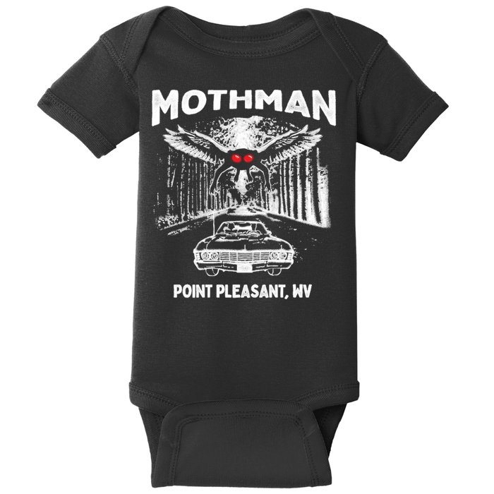 Mothman Point Pleasant WV Baby Bodysuit