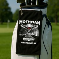 Mothman Point Pleasant WV Golf Towel