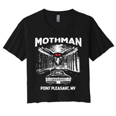 Mothman Point Pleasant WV Crop Top