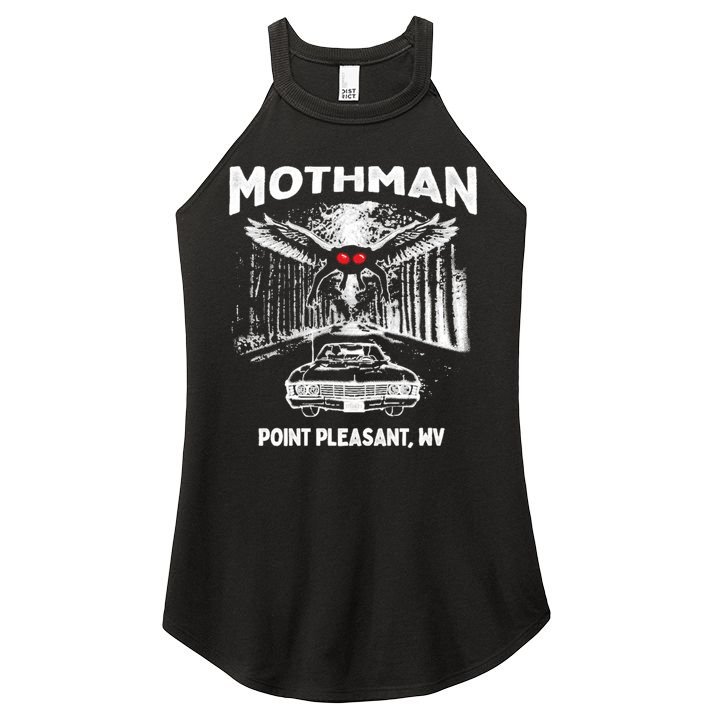 Mothman Point Pleasant WV Women's Perfect Tri Rocker Tank