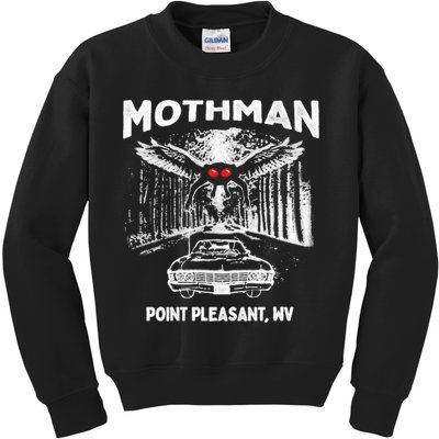 Mothman Point Pleasant WV Kids Sweatshirt