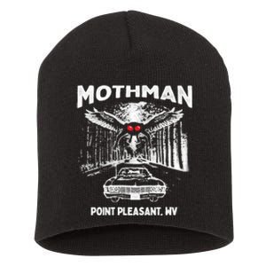 Mothman Point Pleasant WV Short Acrylic Beanie