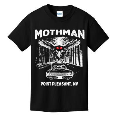 Mothman Point Pleasant WV Kids T-Shirt