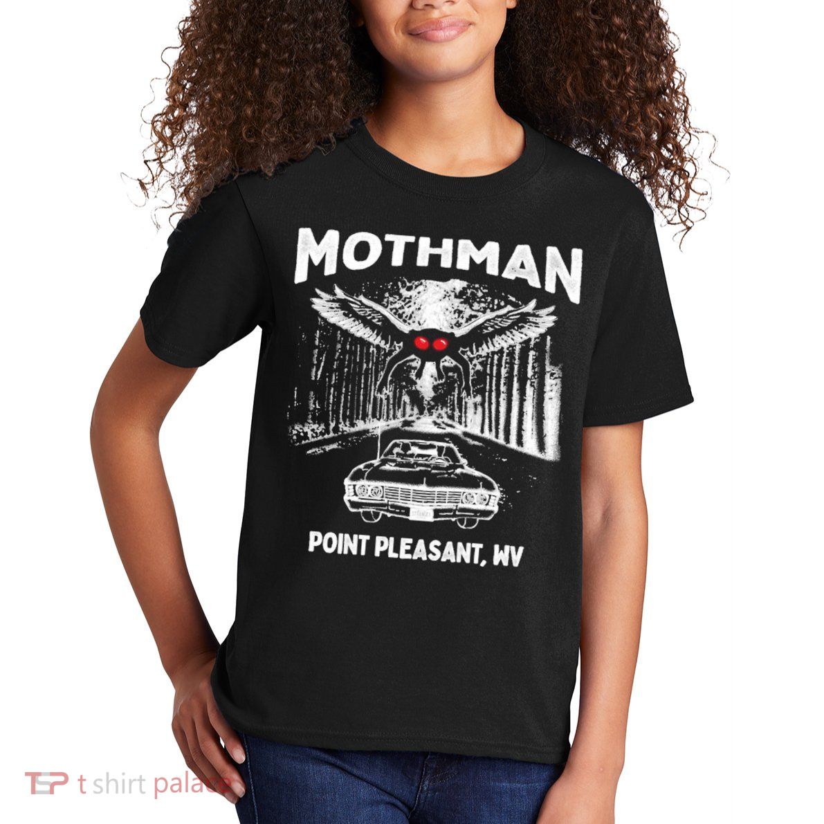 Mothman Point Pleasant WV Kids T-Shirt