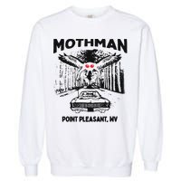 Mothman Point Pleasant WV Garment-Dyed Sweatshirt