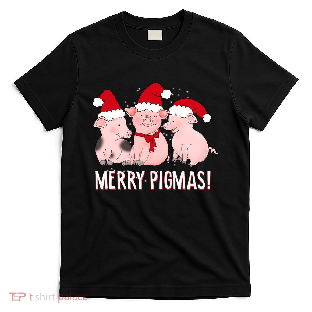 Merry Pigmas Pig Lover Christmas T-Shirt