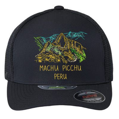 Machu Picchu Peru Flexfit Unipanel Trucker Cap