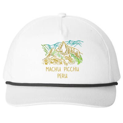 Machu Picchu Peru Snapback Five-Panel Rope Hat