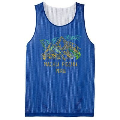 Machu Picchu Peru Mesh Reversible Basketball Jersey Tank