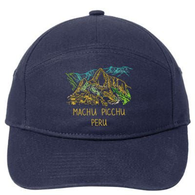 Machu Picchu Peru 7-Panel Snapback Hat