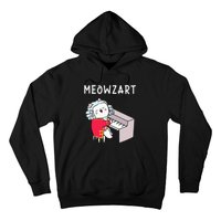 Meowzart Piano Player Pianist Classical Music Lover Hoodie