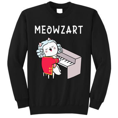 Meowzart Piano Player Pianist Classical Music Lover Sweatshirt