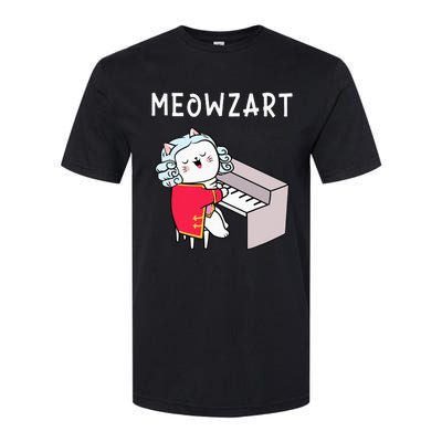 Meowzart Piano Player Pianist Classical Music Lover Softstyle CVC T-Shirt