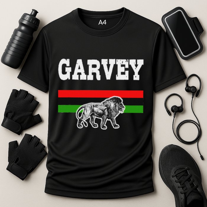 Melanin Pride Pan African Flag Garvey Cooling Performance Crew T-Shirt