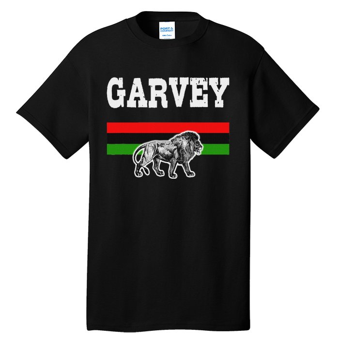 Melanin Pride Pan African Flag Garvey Tall T-Shirt