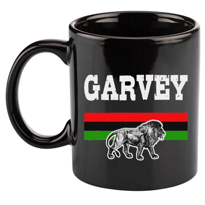 Melanin Pride Pan African Flag Garvey 11oz C Handle Ceramic Mug