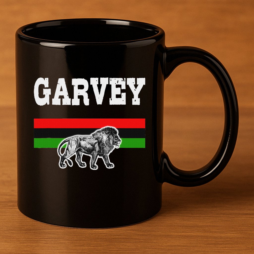 Melanin Pride Pan African Flag Garvey 11oz C Handle Ceramic Mug