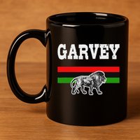 Melanin Pride Pan African Flag Garvey 11oz C Handle Ceramic Mug