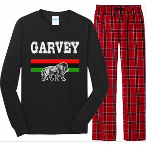 Melanin Pride Pan African Flag Garvey Long Sleeve Pajama Set