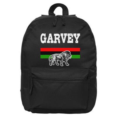 Melanin Pride Pan African Flag Garvey 16 in Basic Backpack