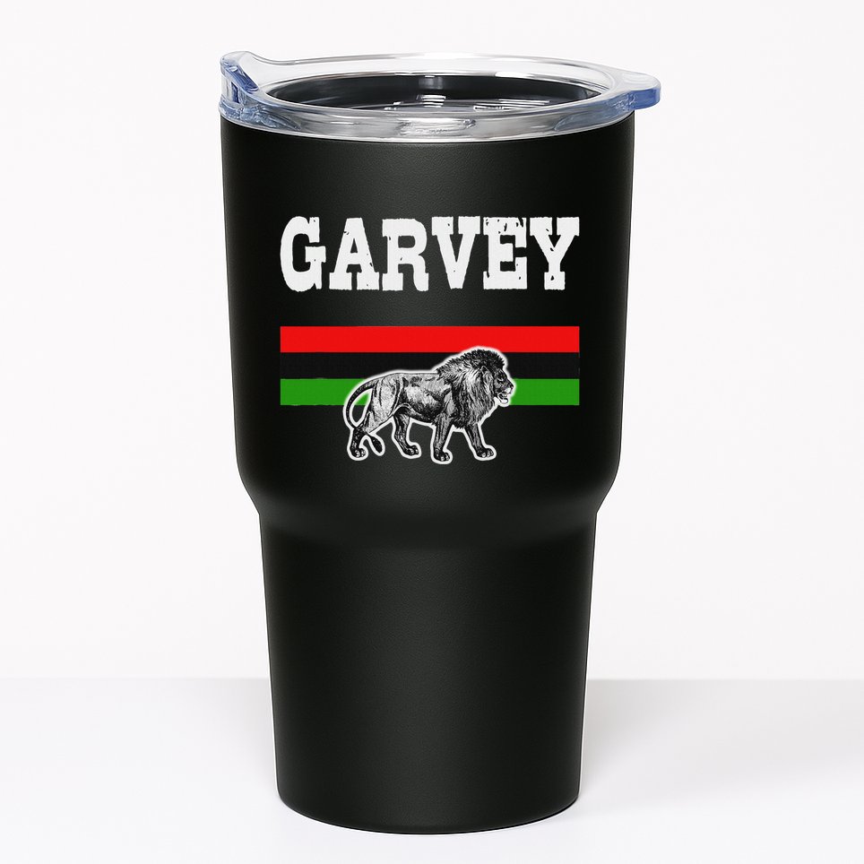 Melanin Pride Pan African Flag Garvey Tumbler