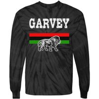 Melanin Pride Pan African Flag Garvey Tie-Dye Long Sleeve Shirt